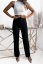 Elegant dress pants with side fastening - Barva: Black, Velikost: 42