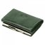 Dámska kožená peňaženka - 3 farby - Barva: Zelená