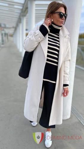 Women's winter coat with a pattern - 3 colors