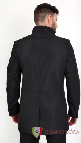 Pánský jarní plášť - černý