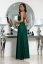 Ball gown NATHALIA /shiny - Barva: Green, Velikost: 38