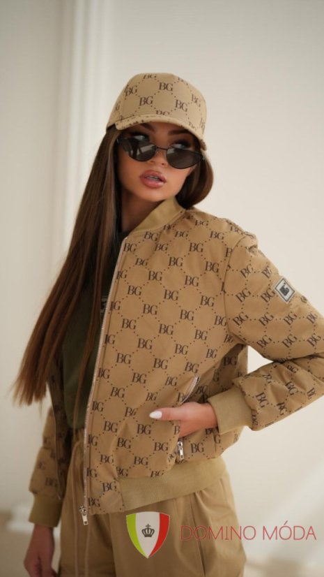 Dámská bomber bunda - Barva: Zelená, Velikost: S