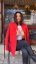 Women's jacket - red - Velikost: 36