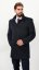 Pánský zimní elegantní kabát - 2 barvy - Barva: Černá, Velikost: 58