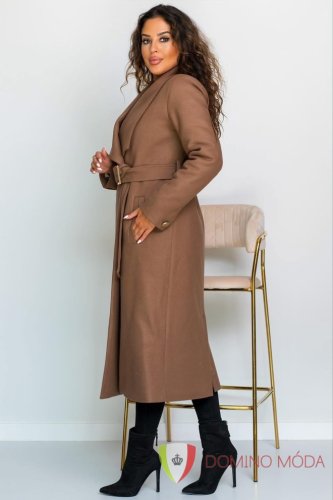 Dámský vlněný zimní kabát - 2 barvy