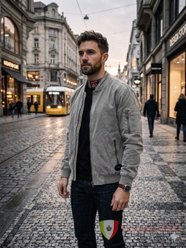 Men's urban bomber jacket - 2 colors