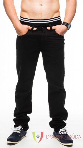 Pánské kalhoty - černé II - Velikost: 112/32